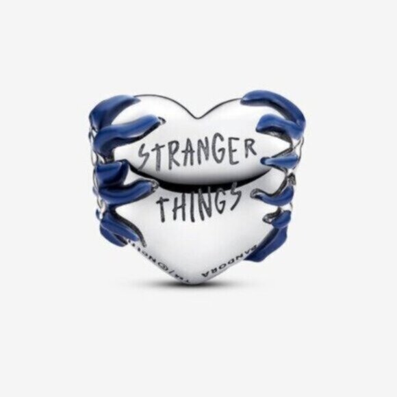 Pandora Stranger Things Glow-in-the-dark Heart Charm - Picture 2 of 7